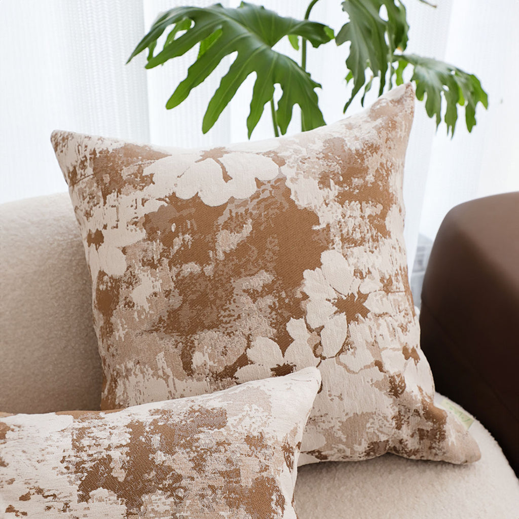 SOGA 2X 50cm Rustic Weathered Paint Effect Decorative Lumbar Throw Pillow