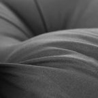 SOGA 2x120cm Crown Pillows Tufted Charcoal Headboard Cushion Set