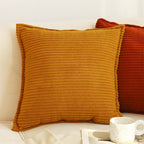 SOGA 2X 50cm Throw Pillow Mustard Wabi Sabi Arches Indoor and Outdoor Kavka for Home Decor