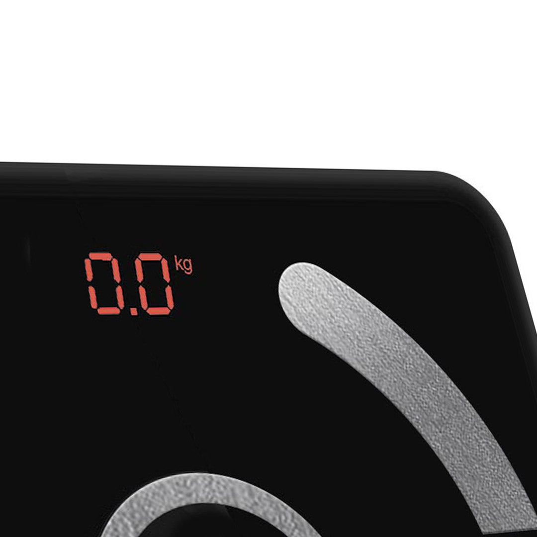 SOGA 2X Wireless Bluetooth Digital Body Fat Scale Bathroom Weighing Scales Health Analyzer Weight Black