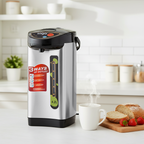 SOGA 2X 4.2L Silver Stainless Steel Electric Thermal Pot Dispenser with 3 Dispensing Modes