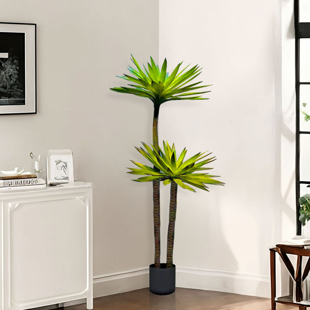 SOGA 2X 150cm Yucca Tree Giant Palm Lily Living Room Artificial Plant Home Accent Decor