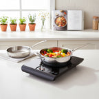 SOGA Kitchenware Bundle G – 35.5cm Smart Induction Cooktop, 30cm Saucepan & 28cm Fry Pan