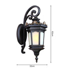 Vintage Lantern 62cm Wall Light Elegant Aluminum & Glass Design Classic Outdoor Lighting Rustic Vintage Style