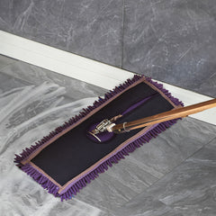 SOGA 5X 90x22 Purple Microfiber Flat Mop Floor Cleaning Pads Rotating Dust Remover