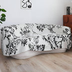 SOGA One-seater White Sofa Cover Tree Print 130x180cm Polyester