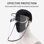 10X Outdoor Protection Hat Anti-Fog Pollution Dust Saliva Protective Cap Full Face HD Shield Cover Adult Black/White $ 211