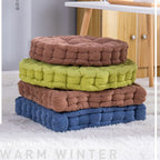 SOGA 2X Orange Round Cushion Soft Leaning Plush Backrest Throw Seat Pillow Home Office Decor