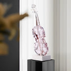 SOGA 58cm Crystal Violin Sculpture – Home Decor