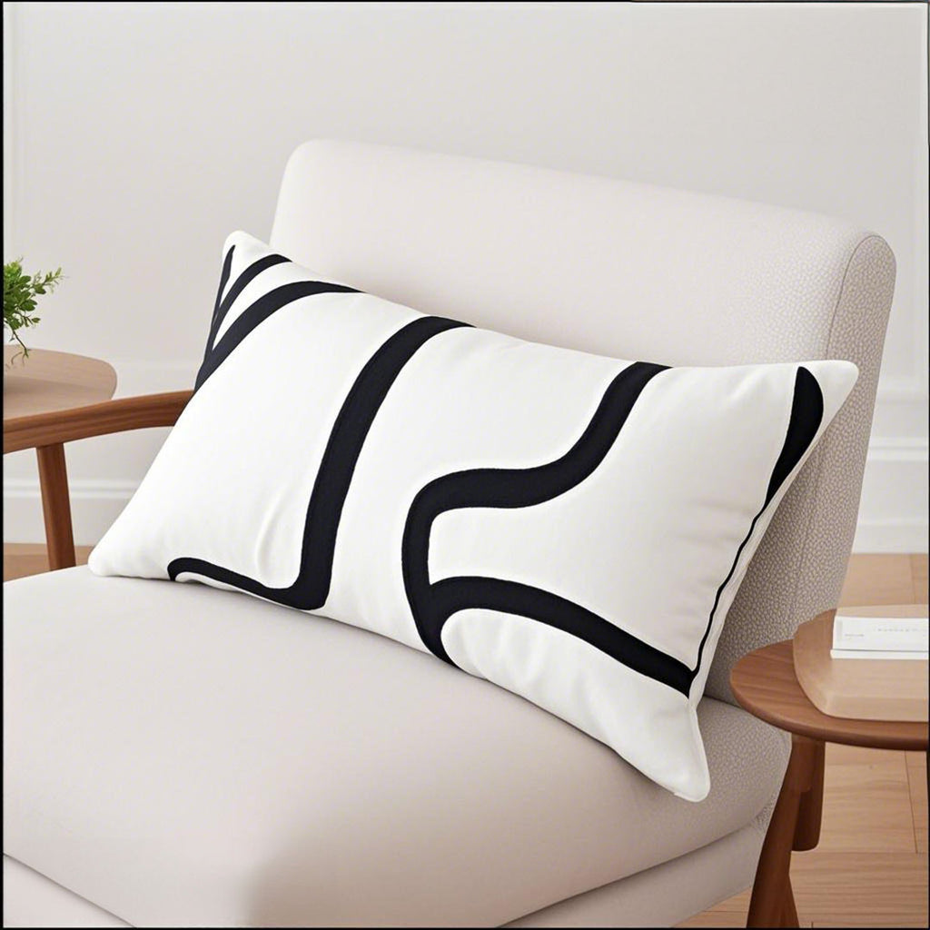 SOGA 30x50cm French Cushion – 14cm Polyester Cotton Seat Pad