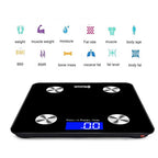 SOGA Wireless Bluetooth Digital Body Fat Scale Bathroom Health Analyser Weight Black