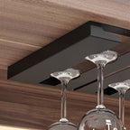 SOGA 33.3cm Wine Glass Holder Hanging Stemware Storage Organiser Kitchen Bar Restaurant Decoration
