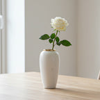 SOGA 35x17cm Plain White Large Ceramic Flower Vase Elegant Living Room Home Decor
