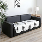SOGA Four-Seater White Leopard Print 90x260cm Throw Blanket Sofa Cover $ 122