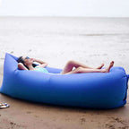 2X Fast Inflatable Sleeping Bag Lazy Air Sofa Blue $ 86