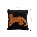 SOGA 2X 45cm Modern Charcoal Gray Leopard Pattern Throw Pillow $ 133