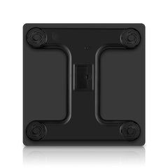 SOGA 2X Glass LCD Digital Body Fat Scale Bathroom Electronic Gym Water Weighing Scales Black