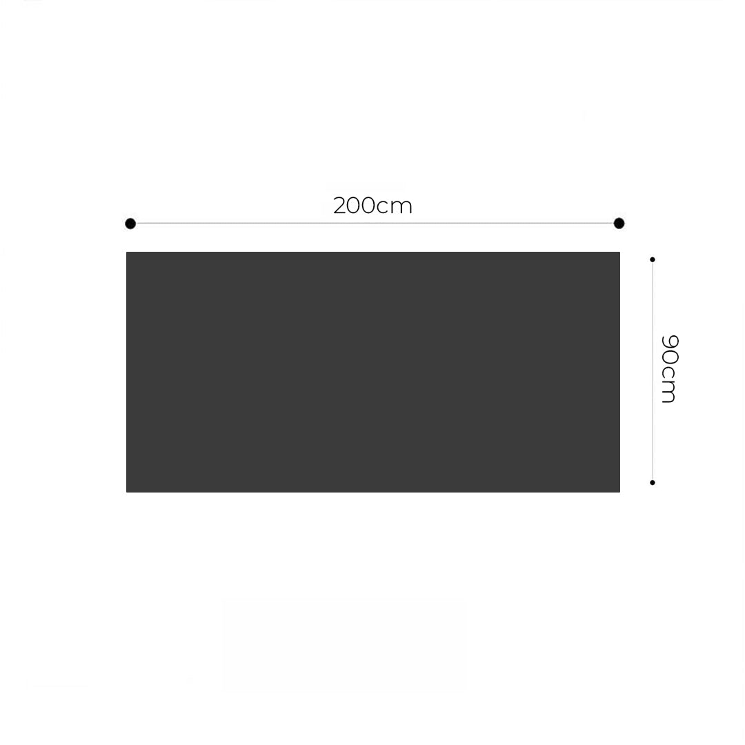 SOGA 2X 90x200cm Throw Blanket  Blue Deep Sea Gradient Dyed Art Stylish Decorative Cozy