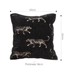SOGA 50cm Black Throw Pillow Elegant Decorative Cushion Living Room Modern Home Decor