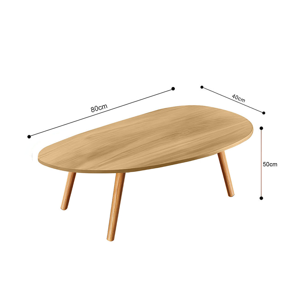 SOGA 80x40cm Living Room Nordic  Coffee Table Modern Style