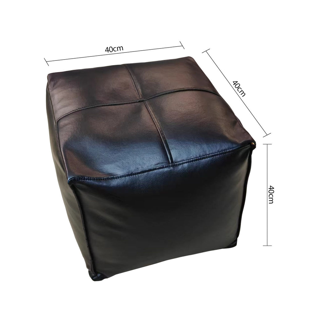 SOGA 40cm Pier Leather Pillow with EPP Insert Home Decor