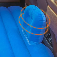 SOGA 2X Blue Stripe Inflatable Car Mattress Portable Camping Rest Air Bed Travel Compact Sleeping Kit Essentials