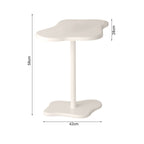 SOGA 2X 42x28cm White Minimalist Cloud Shaped Table Durable Stylish Accent for Home Décor