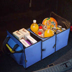 SOGA 2X Car Portable Storage Box Waterproof Oxford Cloth Multifunction Organizer Black