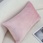 SOGA 2X 30cm Pink Textured Geometric Pattern Decorative Throw Pillow $ 119