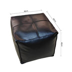 SOGA 2X 40cm Pier Leather Pillow with EPP Insert Home Decor