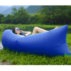 2X Fast Inflatable Sleeping Bag Lazy Air Sofa Blue $ 86
