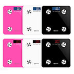 SOGA 2X Wireless Bluetooth Digital Body Fat Scale Bathroom Health Analyser Weight White