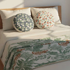 SOGA Home & Living Bundle – Soft Polyester-Cotton Pillows & Tropical Leaf Throw Blanket $ 203