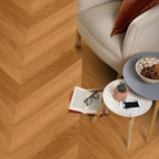 Timbo Solid Oak Chevron Parquet Timber Flooring - 1 box