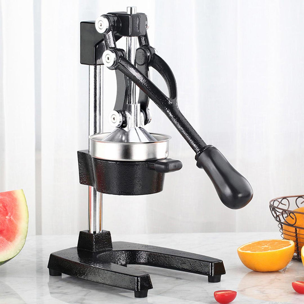 SOGA 2X Commercial Heavy-Duty Manual Citrus Juicer Hand Press Extractor – Matte Black