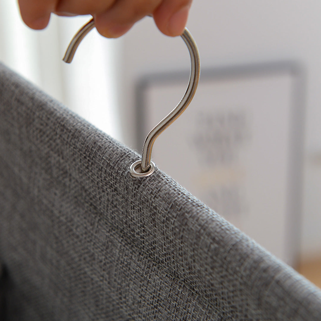 SOGA 2X Grey Double Sided Hanging Storage Bag Underwear Bra Socks Mesh Pocket Hanger Home Organiser