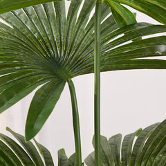 SOGA 4X 150cm Artificial Natural Green Fan Palm Tree Fake Tropical Indoor Plant Home Office Decor