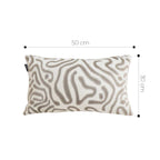 SOGA 2X 30cm Gray White Abstract Swirl Pattern Decorative Throw Pillow $ 140