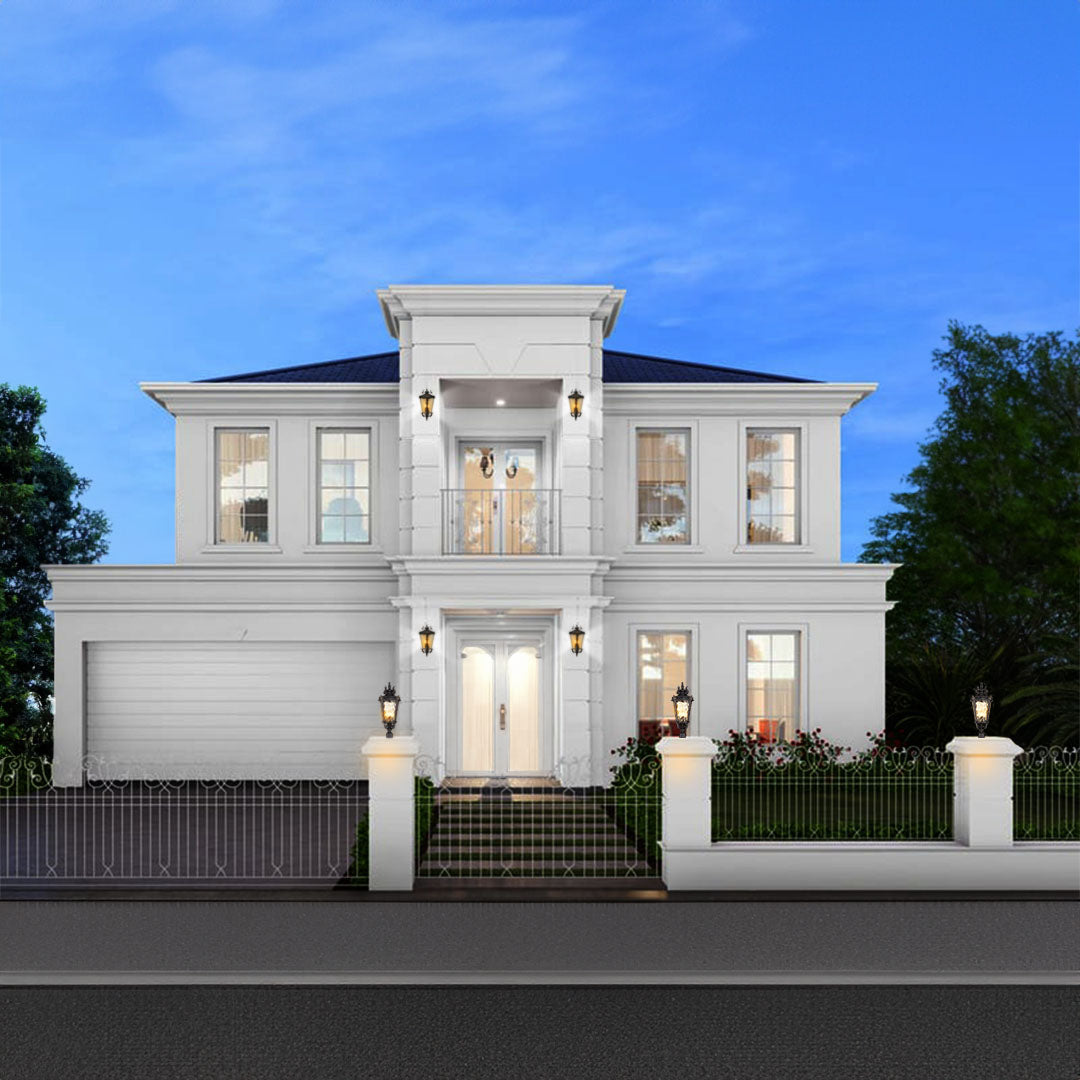 Vintage Lantern 2X 63.5cm Outdoor Post Lantern Light Classic Charm Elegant Patio Antique Inspired Outdoor Lighting