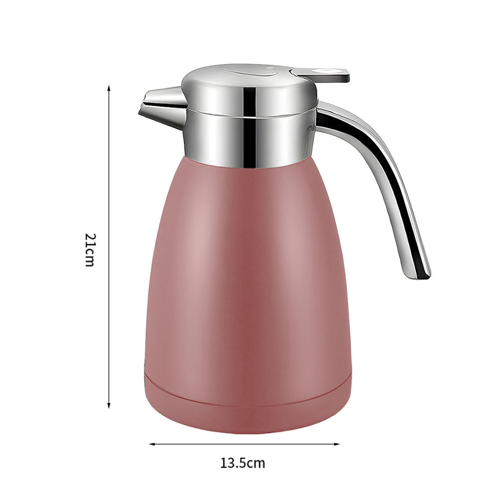 SOGA 2X 1.2L Stainless Steel Water Bottle Insulated Vacuum Flask Coffee Jug Thermal Pink