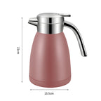 SOGA 2X 1.2L Stainless Steel Water Bottle Insulated Vacuum Flask Coffee Jug Thermal Pink