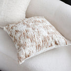 SOGA 50cm Vintage Distressed Textured Woven Square Throw Pillow