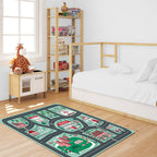 SOGA 2X 120cm Kids Rug Street Map Play Mat Educational Baby Theme Park Area Rugs