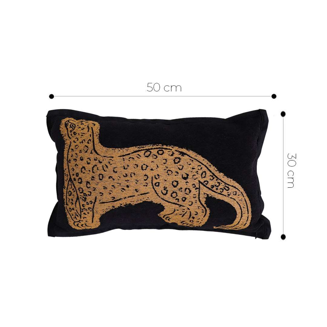 SOGA 2X 30cm Modern Charcoal Gray Leopard Pattern Throw Pillow $ 133