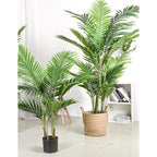 SOGA 2X 145cm Green Artificial Indoor Swallowtail Sunflower Tree Fake Plant Simulation Decorative