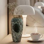 SOGA 35x17cm Green Large Ceramic Flower Vase Elegant Living Room Home Decor