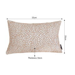 SOGA 2X 35cm Neutral Beige Speckled Pattern Contemporary Throw Pillow