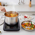 SOGA Kitchenware Bundle – 35.5cm Smart Induction Cooktop, 26cm Fry Pan & 9L Stock Pot $ 296