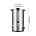 SOGA Electric Water Boiler – 12L Stainless Steel Hot Water Urn