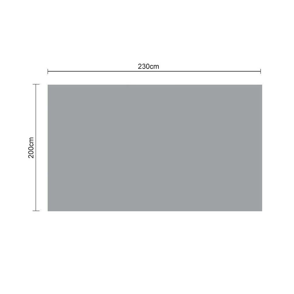 SOGA 2x230cm Warm & Cozy Flannel Polyester Throw Blanket Light Brown